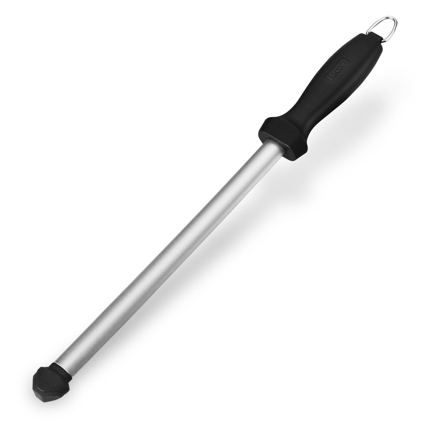Professional Knife Steel Magnetized for Safety. Our Honing Rod Has An Oval Handle for A Firm Grip and Is Built for Daily Use, Perfect for Chefs and HO