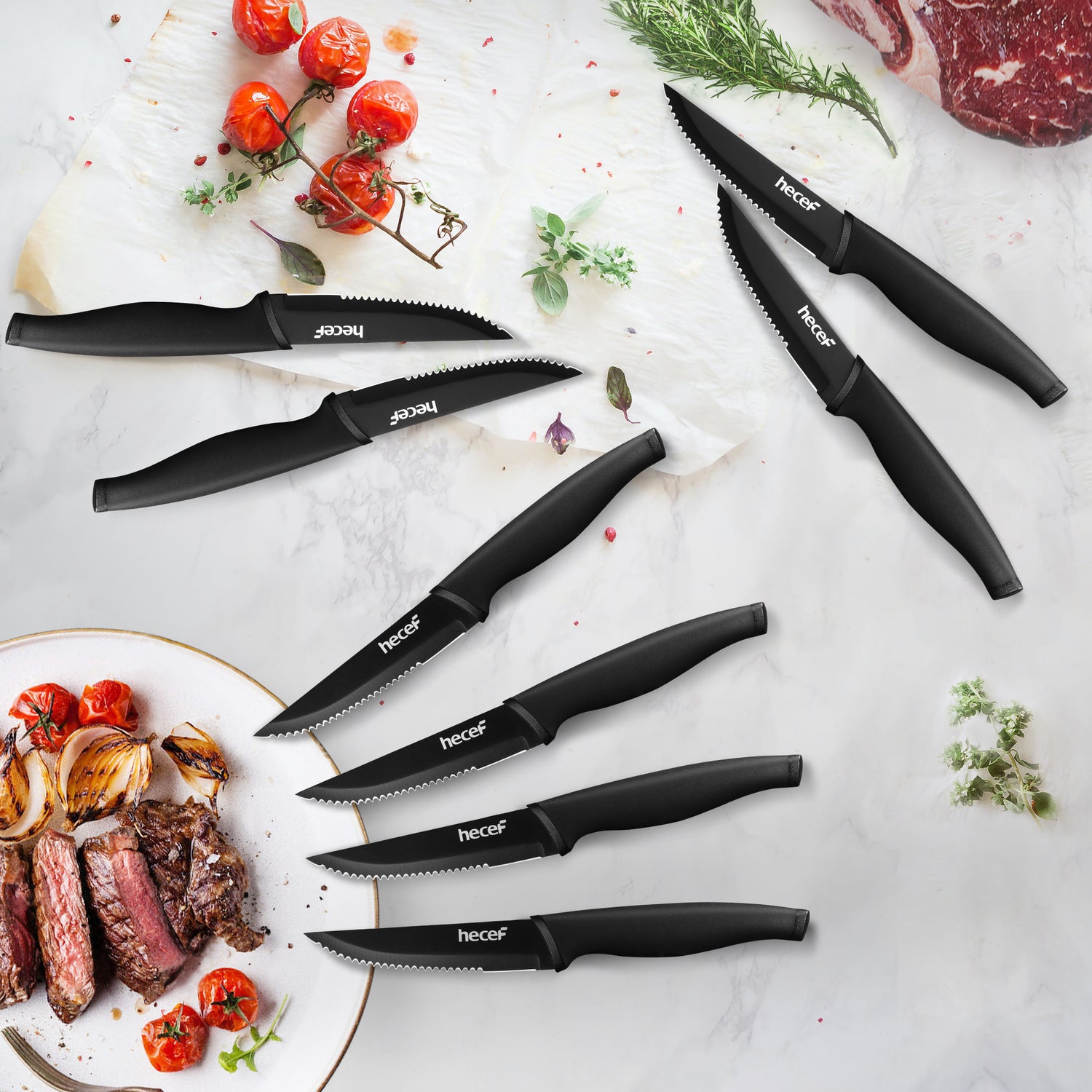 Serrated Dishwasher Safe Knives  Stainless Steel Steak Knives